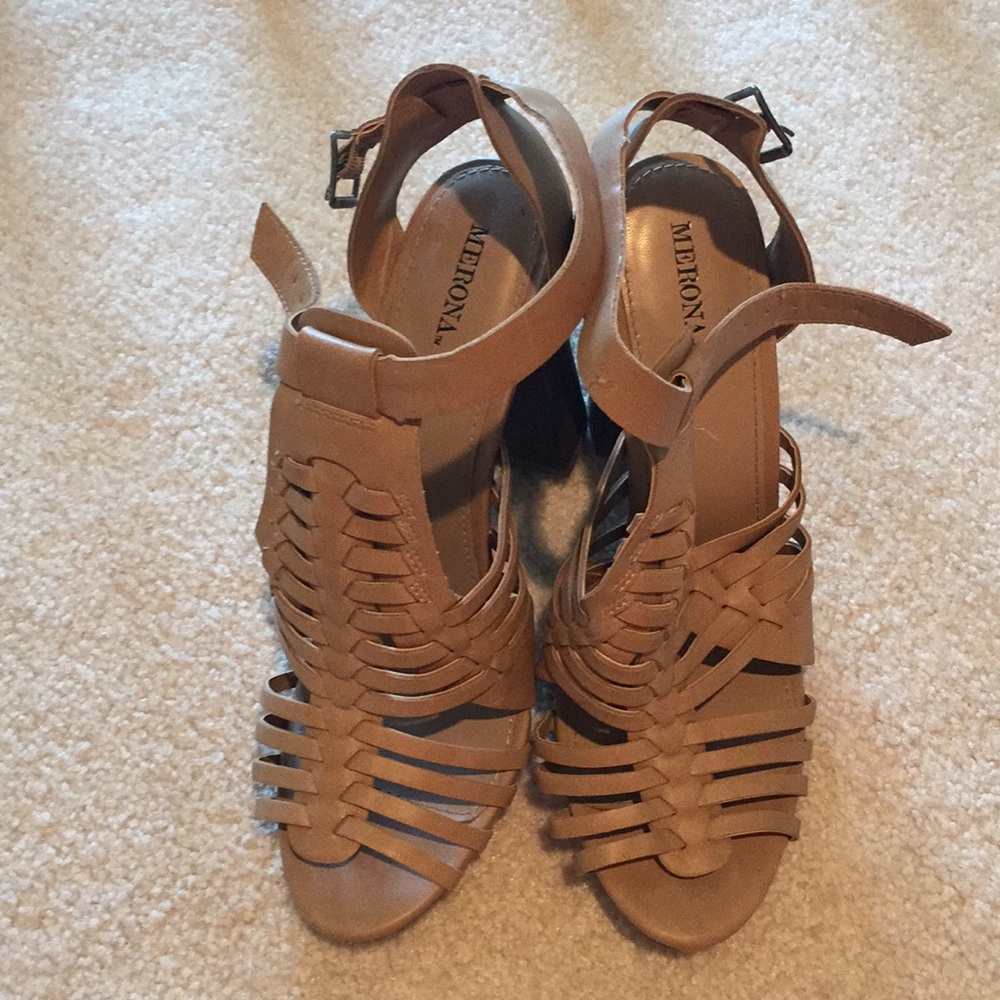 Light tan wedges from Target